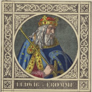 Louis le Pieux, 814-840 - German School
