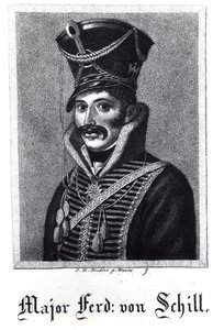 Major Ferdinand Baptista von Schill - German School