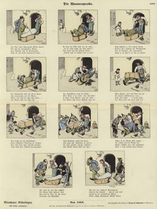 Homme testant un bain - German School