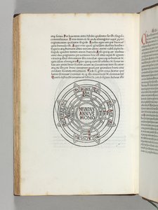Mappa Mundi, la première carte imprimée du monde, tirée de 