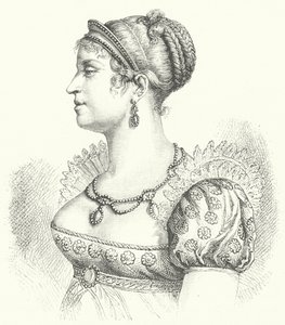 Marie Louise, duchesse de Parme, seconde épouse de Napoléon Ier (gravure) - German School