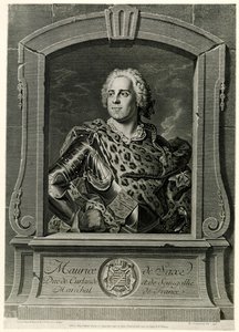 Maréchal Maurice de Saxe - German School