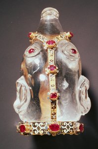 Tête de martre (cristal de roche) - German School