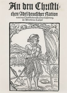 Manifeste de Martin Luther à la noblesse chrétienne de la nation allemande, Strasbourg, 1520
