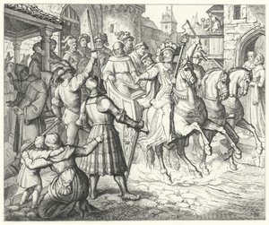 Réception de Martin Luther à Worms, 1521 - German School