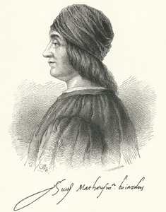 Matteo Maria Boiardo, poète de la Renaissance italienne (gravure) - German School
