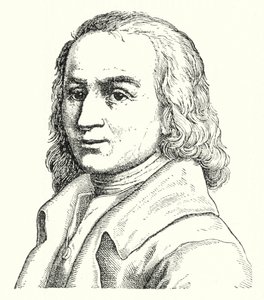Matthias Claudius, poète et journaliste allemand (gravure) - German School
