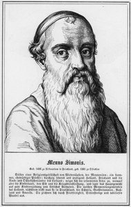 Menno Simonis (gravure) - German School