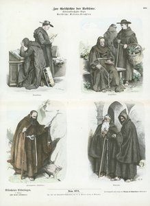 Costumes masculins des ordres religieux chrétiens