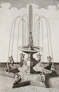 Fontaine de sirène, de 