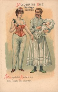 Mariage moderne (chromolitho)