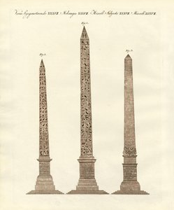Obélisques et Égyptiens - German School
