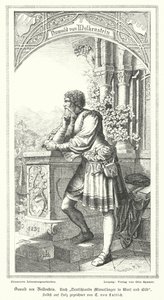 Oswald von Wolkenstein, poète, compositeur et diplomate allemand - German School