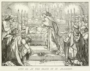 Otton III à la tombe de Saint Adalbert