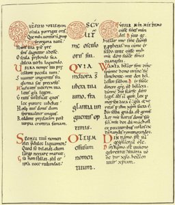 Page du Cantique des Cantiques - German School