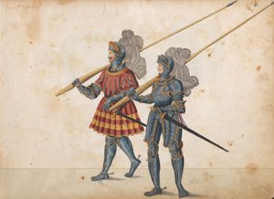 Parade pour un tournoi, c.1640 - German School