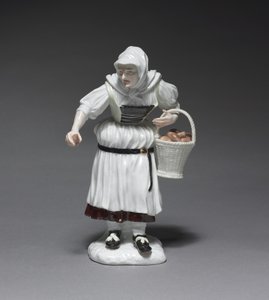 Femme paysanne, fabricant Meissen Porcelain Factory, Allemagne, modelé par Johann Joachim Kändler - German School
