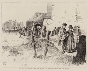 Paysans de Bourgogne sortant de l