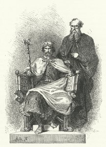 Pépin le Bref, roi des Francs - German School