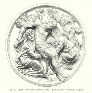 Pietà, relief par Cristoforo Solari du Grand Autel de la Certosa di Pavia, Italie - German School