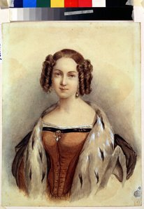 Portrait de la princesse Marie de Hesse et du Rhin - German School