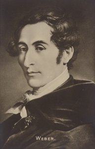 Portrait de Carl Maria von Weber - German School