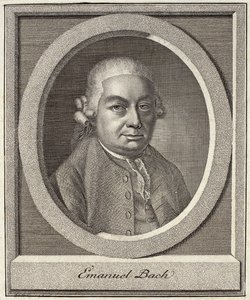Portrait de Carl Philipp Emanuel Bach (1714-88) - German School