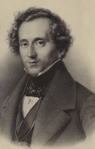 Portrait de Felix Mendelssohn - German School