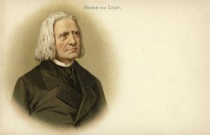 Portrait de Franz Liszt - German School