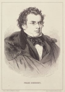 Portrait de Franz Schubert (1768-1827) - German School