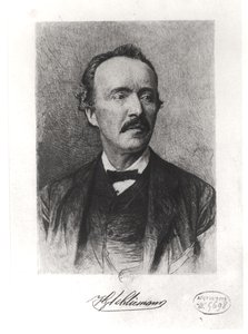 Portrait de Heinrich Schliemann - German School