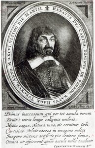 Portrait de René Descartes, 1644 - German School