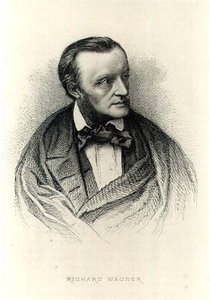 Portrait de Richard Wagner (1813-83) compositeur allemand - German School