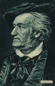 Portrait de Richard Wagner - German School
