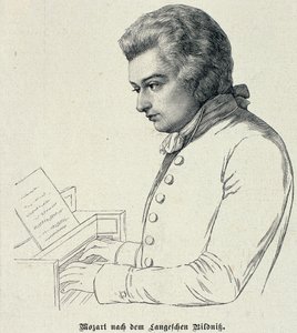 Portrait de Wolfgang Amadeus Mozart (1756-91)