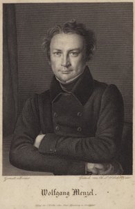 Portrait de Wolfgang Menzel - German School