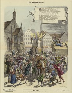 Procession du Schoenbartlaufen, Nuremberg, Allemagne, 1349-1539