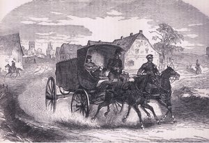 Poste militaire prussien, Histoire de la guerre entre la France et l