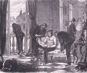 Prussiens occupant une villa près de Paris, Histoire de la guerre entre la France et l
