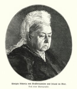 La reine Victoria dans sa vieillesse (gravure)