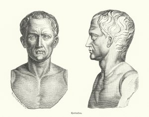 Quintus Hortensius, homme politique et orateur romain (gravure) - German School