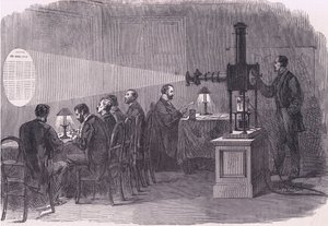 Lecture des départs de ballons par microscope, Histoire de la guerre entre la France et l