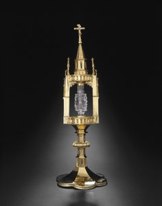 Reliquaire avec dent de Saint Jean-Baptiste, Métal: 1375-1400 - German School