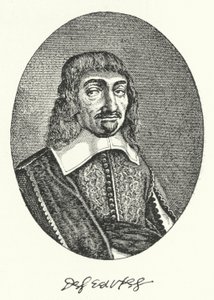 René Descartes, philosophe français (gravure) - German School