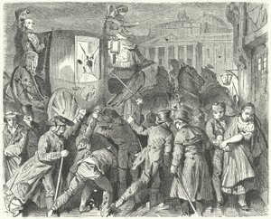 Révolte du peuple de Brunswick contre le duc Charles II, 6 septembre 1830 - German School