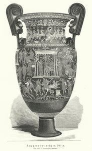 Amphore grecque richement décorée