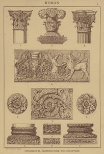Romain, Architecture et sculpture ornementales - German School