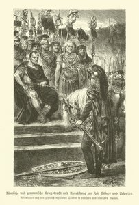 Armes et costumes militaires romains et germaniques du temps de Jules César et Arioviste - German School