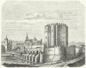 Pont romain et Grande Mosquée de Cordoue, Espagne - German School