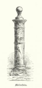 Borne milliaire romaine